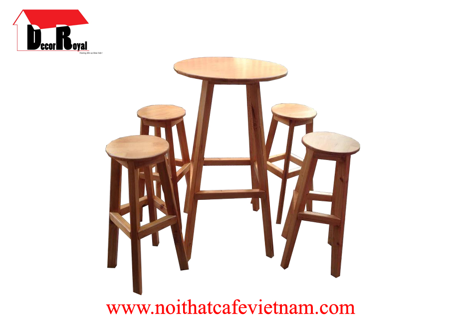 Bộ bàn ghế bar tròn Bộ bàn ghế bar tròn